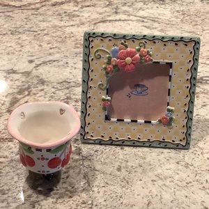 Mary Engelbreit picture frame and votive holder